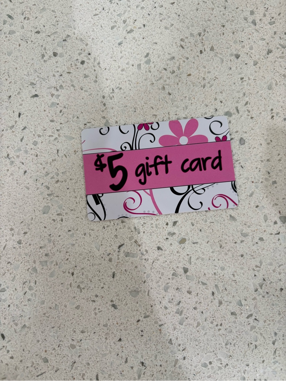Mary Kay Pink Floral $5 Gift Card